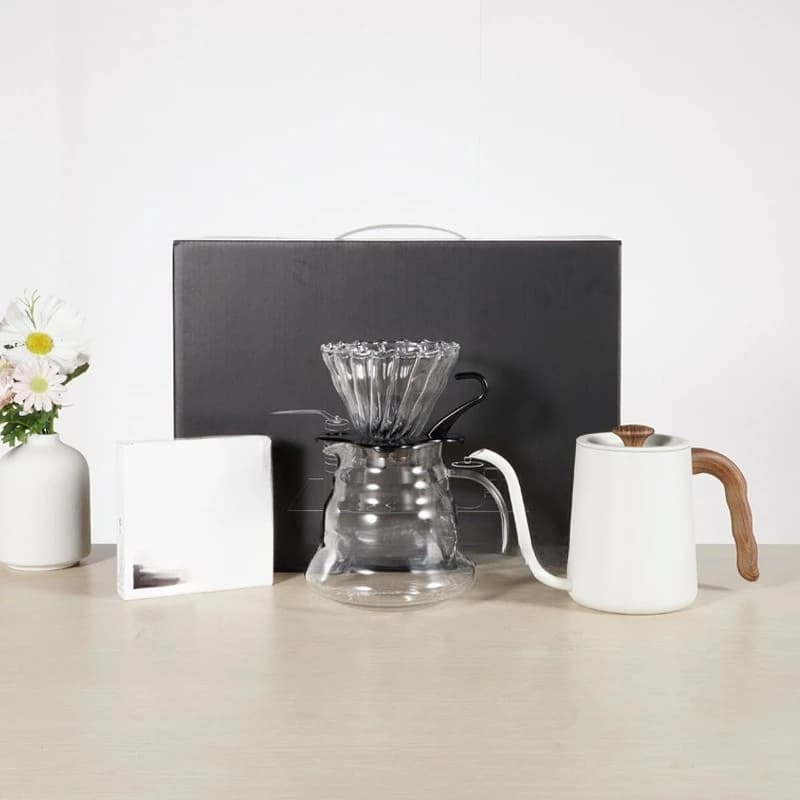 Combined hand-brewed coffee set, gift hand-brewed pot set