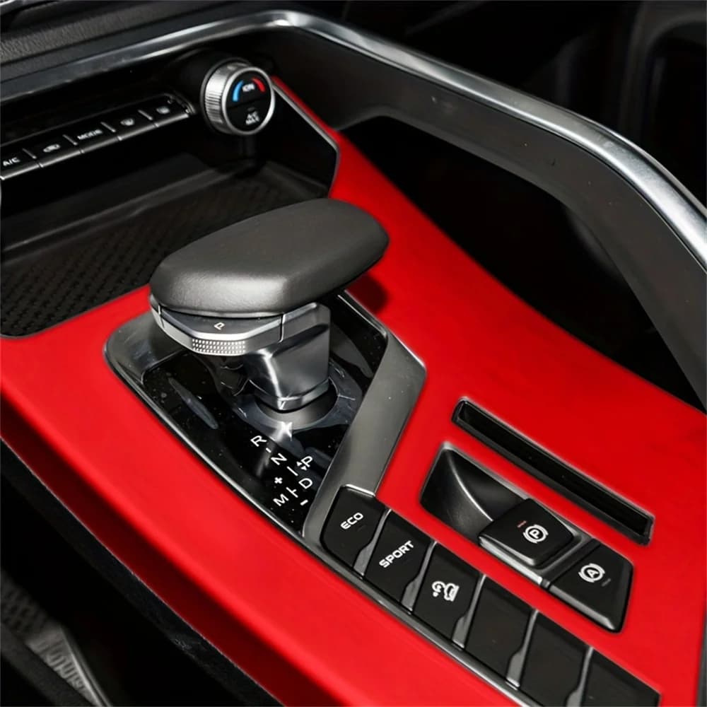 Carbon Fiber For Geely Coolray 2021-2023 Car Film Interior Stickers Center Console Gear Dashboard Air Door Handle Lift Panel
