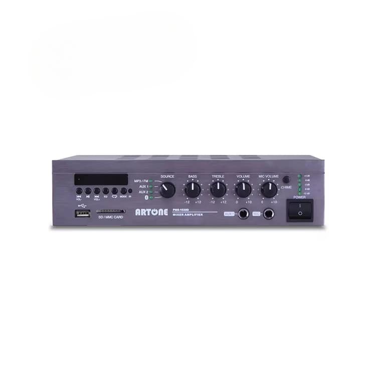 Compact Mini Mixer Amplifier PMS-1060D With MP3 BT5.0 60W Small PA Amplifier