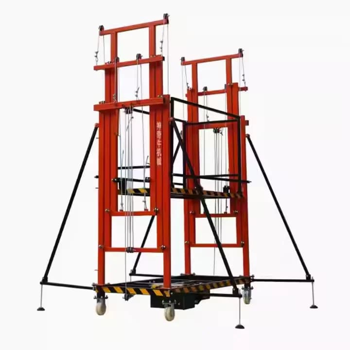 Electric Scaffolding Lift New Foldable Indoor and Outdoor Decoration Scaffolding Cargo Ladder Electric Scaffolding Platform