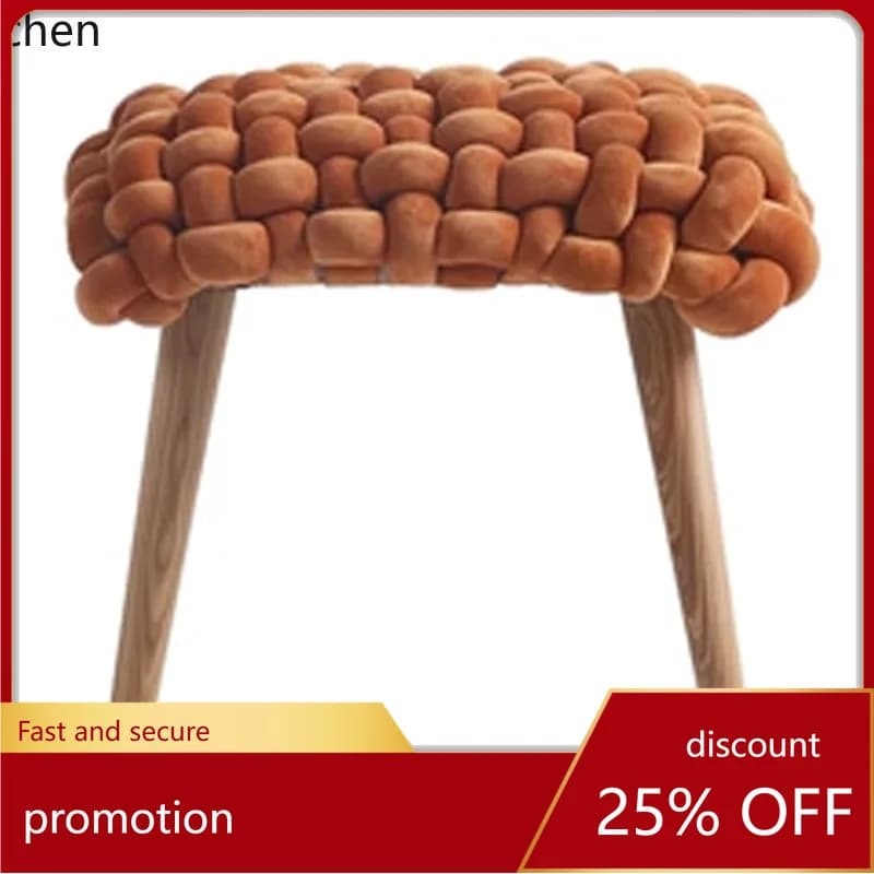YFY Low  Solid Wood Stool Living Room Sofa  Comfortable Long Sitting Makeup Dressing