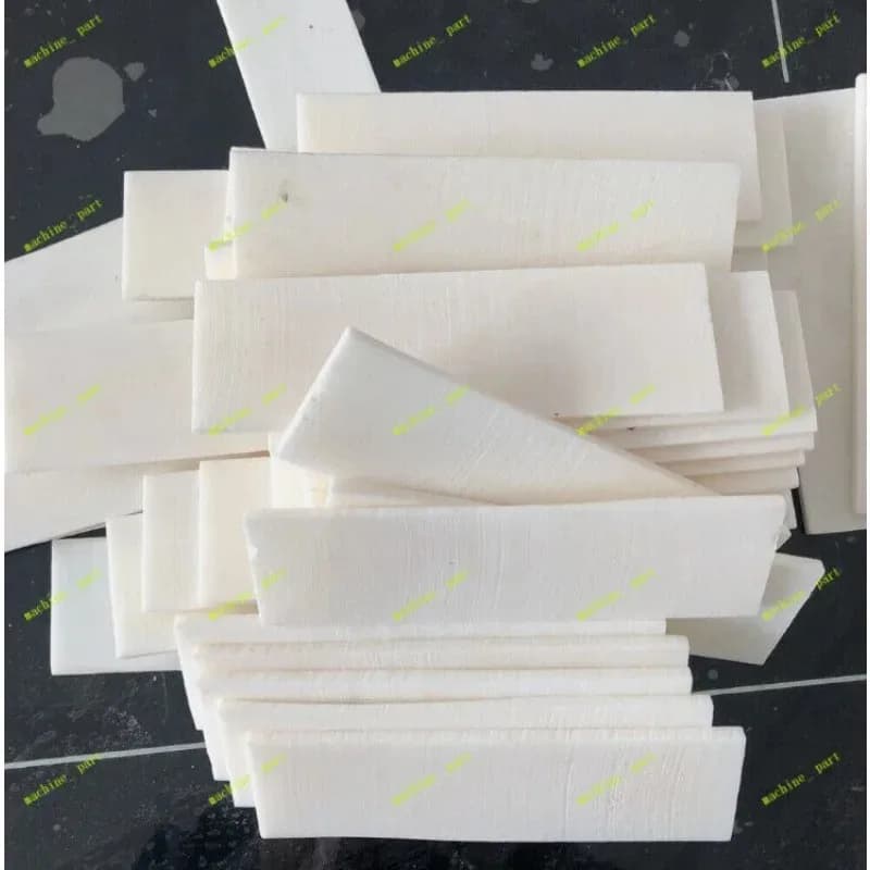 10PCS Buffalo Bovine Bone Knife Handle Scales Slabs DIY Carving Material 100x30x5mm