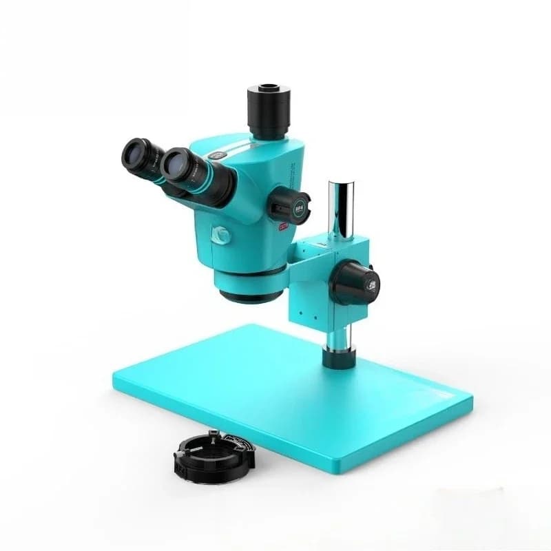 Microscope variable magnification high definition trinocular stereo optical microscope high definition maintenance microscope
