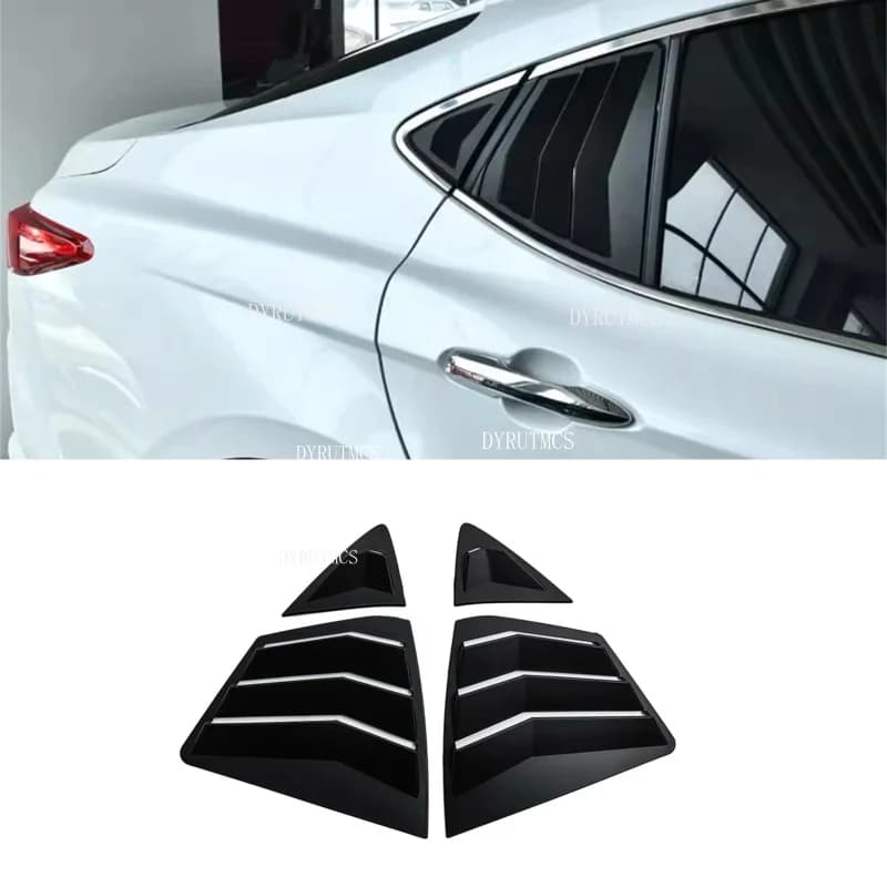 Fit For Toyota Camry 2024 2025 2026  Rear Side Vent Window Scoop Louver Trim Cover Auto Accessories