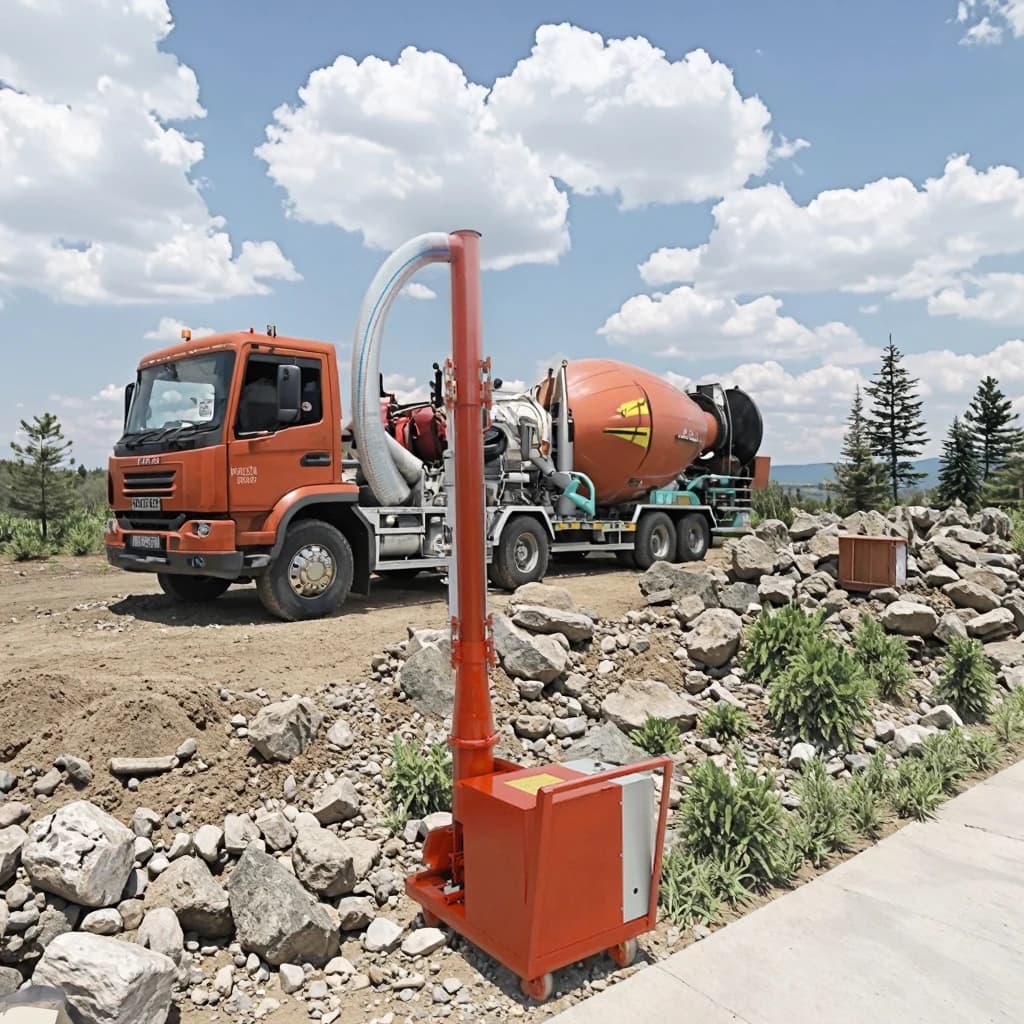 Self-Built House Feeding Machine Concrete Secondary Structure Pump with Pouring and Conveying Features