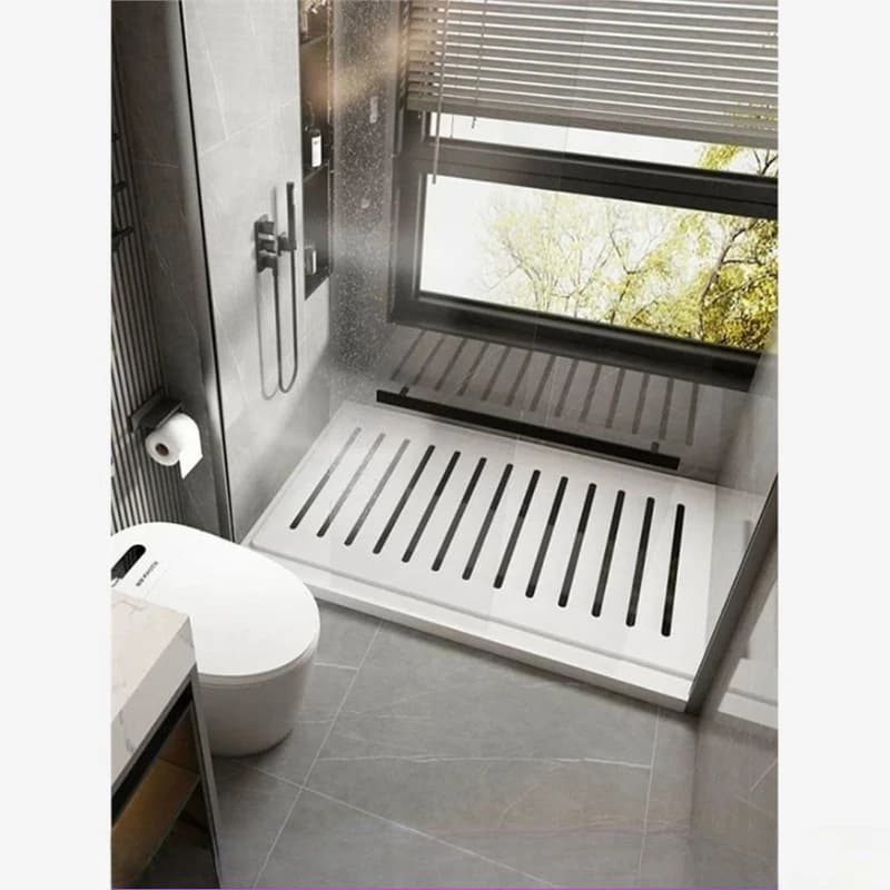Sunken shower room floor stone toilet foot pedal non-slip stone bathroom base rock slab shower board 66