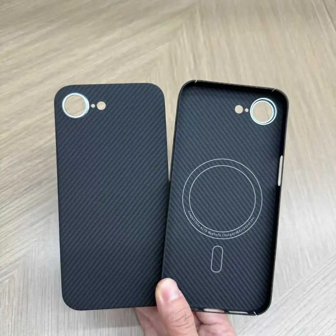 ACC-Real Carbon Fiber Phone Case for iPhone 16E Compatible, Slim and Lightweight iPhone 16e Case Aramid Fiber case