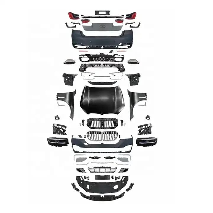 STLF Modified Sport to Executive Large Bumper Luxury Package Bumper Kit Body Kit for BMWs 7 Series G11 G12 2016-2018
