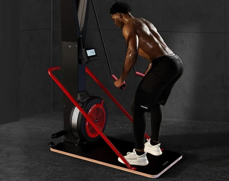 Wind resistance ski machine Commercial intelligent indoor fitness equipment Simulated rowing machine G1301