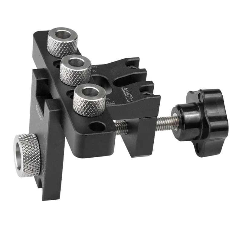 Woodworking 3-in-1 Positioning Embedded Parts Log Tenon Positioning Punching Woodworking Tools Mini