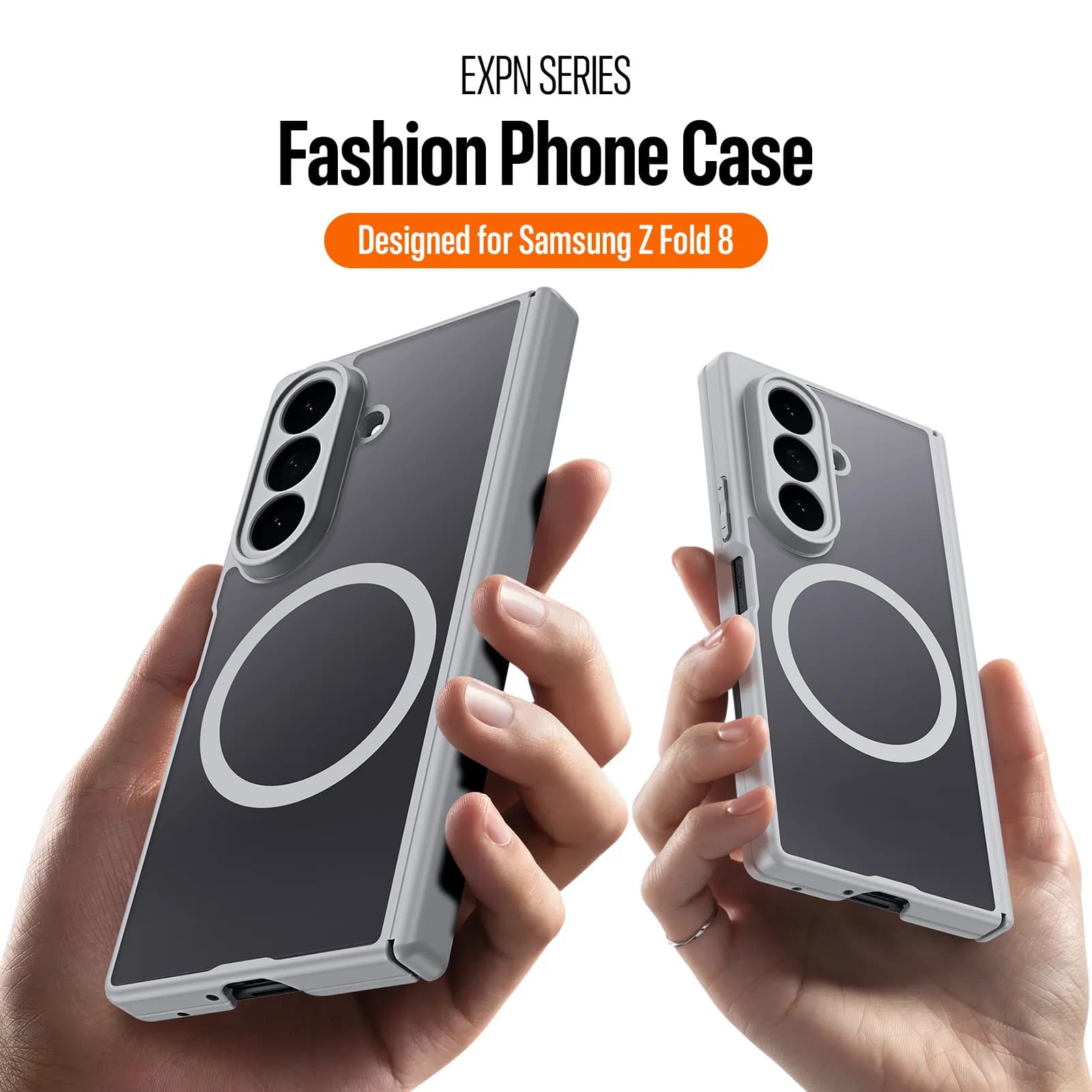 6081351 Phone Case for Samsung Galaxy Z Fold 8 Protective Back Cover for ZFold8 Case Shell