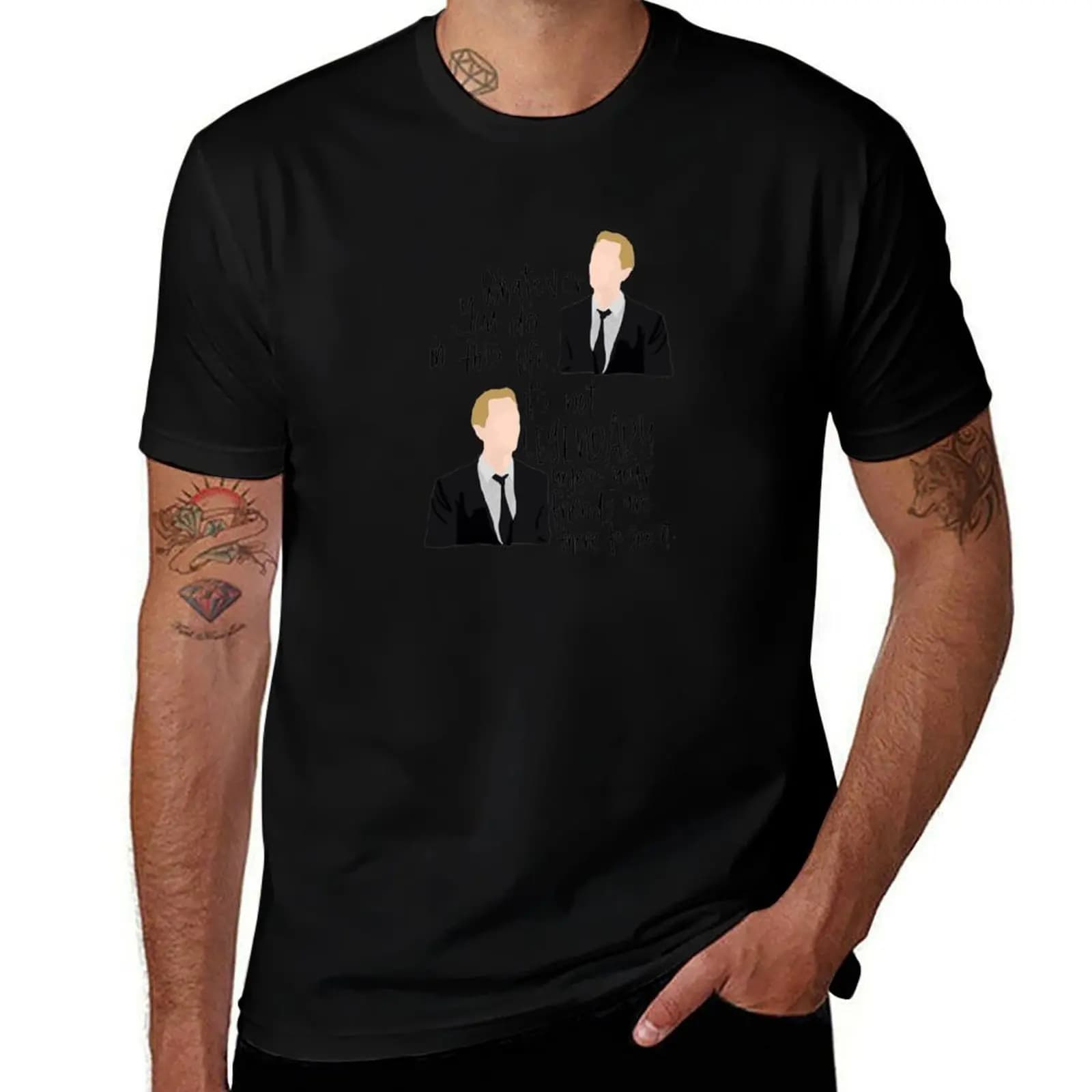 How I Met Your Mother - Legendary T-Shirt Minimalist Plain Crew Neck T-Shirt