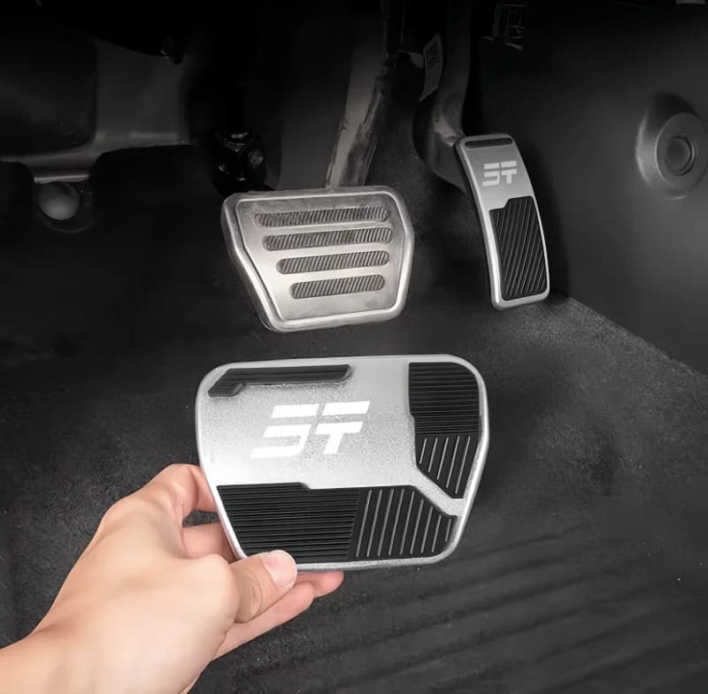 for Jetour Traveller T2 2023 2024 2025 Car Throttle Brake Anti-slip Pedal Car Throttle Aluminum Alloy Pedal Protective Cover