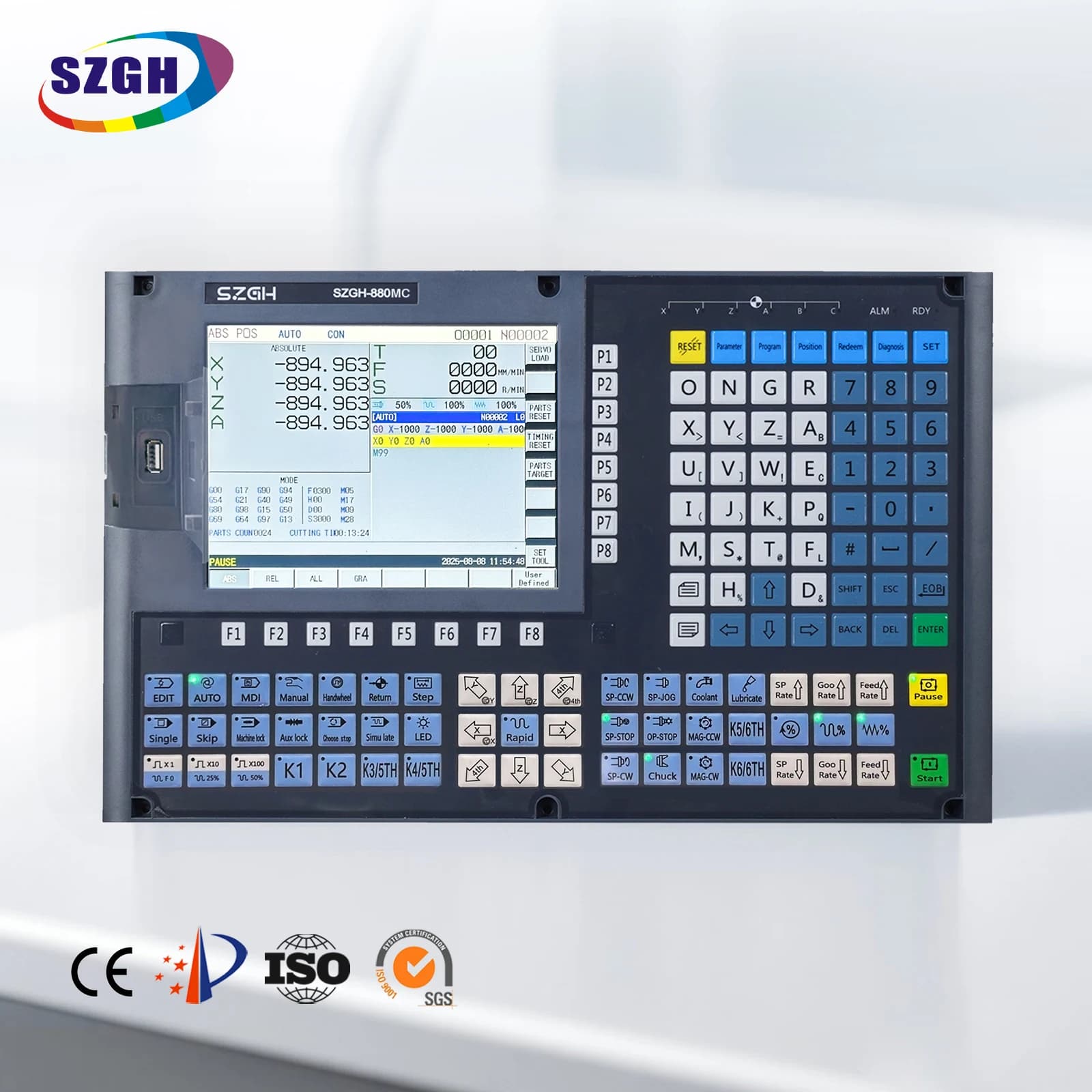 High Precision 5 Axis CNC Controller Milling Controller CNC Kit System for Old Milling Machine