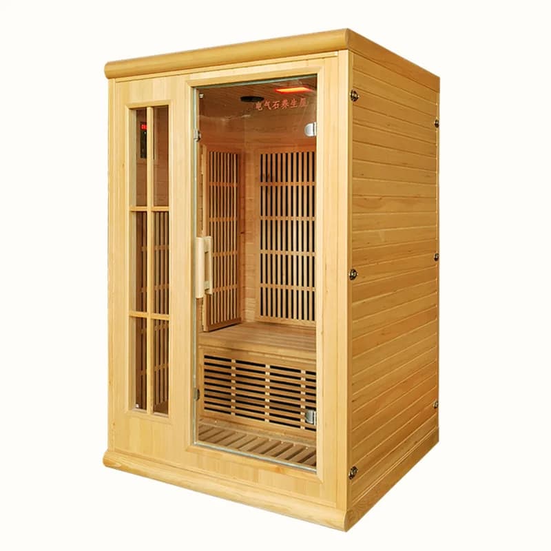 Far infrared steam room, double sweat room, Chu stone  room, Tomalin tourmaline tourmaline light