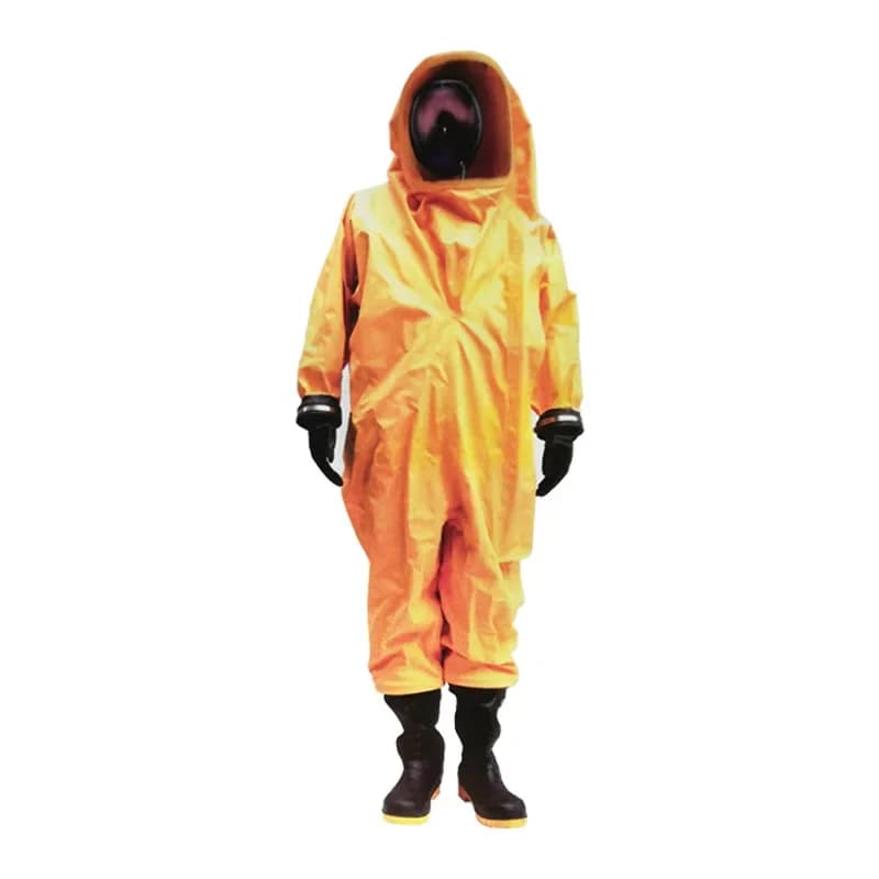 Airtight Heavy duty chemical protective clothing Clear field of vision Good flame retardancy