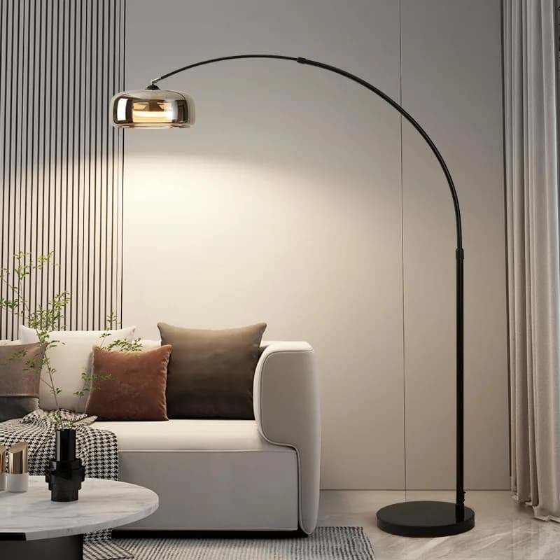 Minimalist Italian floor lamp, fishing lamp next to the sofa in the living room, high-end and light luxury