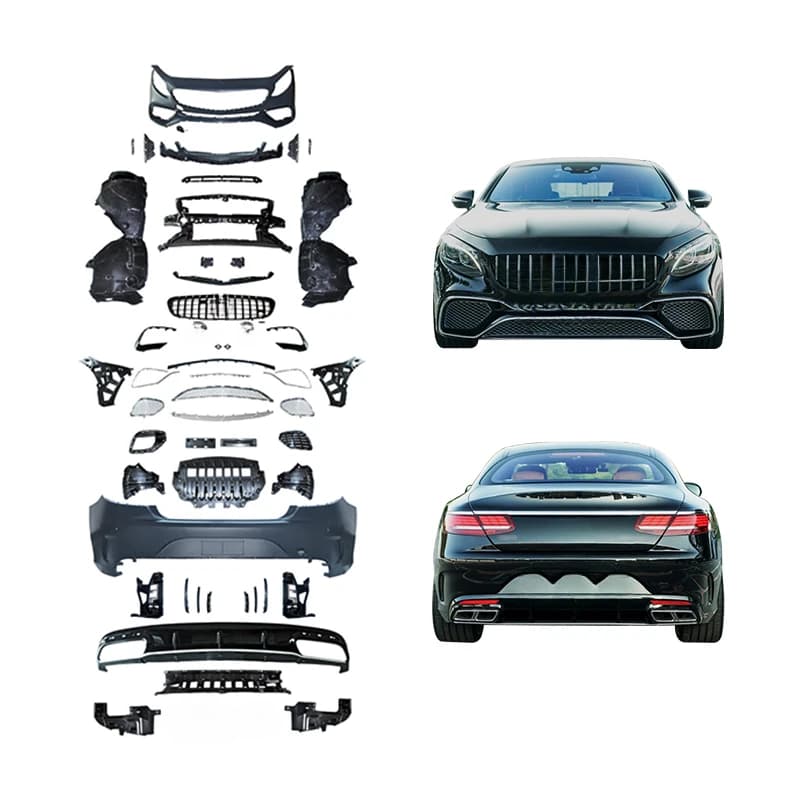 High Quality Coupe65 Style Body Kit With Bumper Fog Light Cut-Outs For S Coupe 2014-2020 Exterior Upgrade Parts
