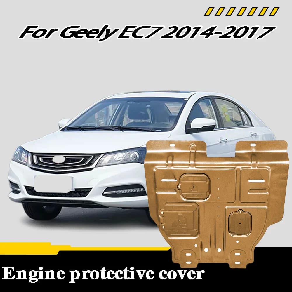 Car Accessories Under Engine Guard Mudguard Board Splash Shield Mud Fender Plate Panel For Geely EC7 2014-2017 1.3T/1.5L