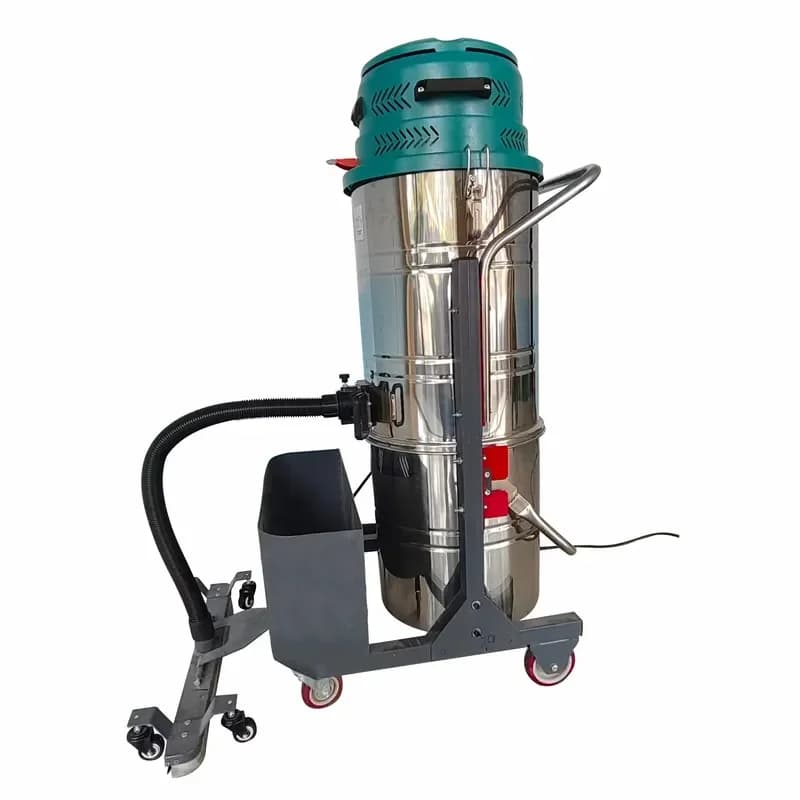 Industrial Stainless Steel Body Plug-in Type Vacuum Cleaner 4.5kw Motor Three Gear Adjustment Strong Waste Treatment