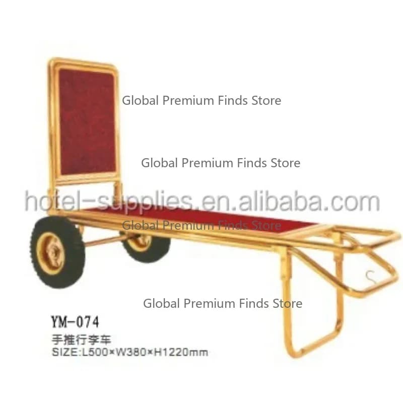 Commercial Bellman Cart | Durable Luggage Trolley for Travel & Hospitality