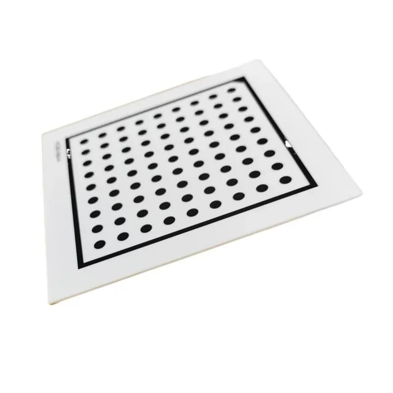 Dot ceramic camera calibration plate, visual dot array high accuracy ± 1 micron