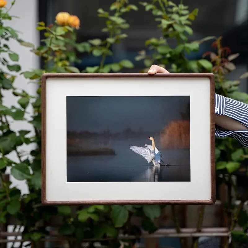 Solid Wood Photo Frame Tabletop Photo Frame for 6-inch, 7-inch, and 8-inch Pictures Durable Solid Wood Design Home Decor