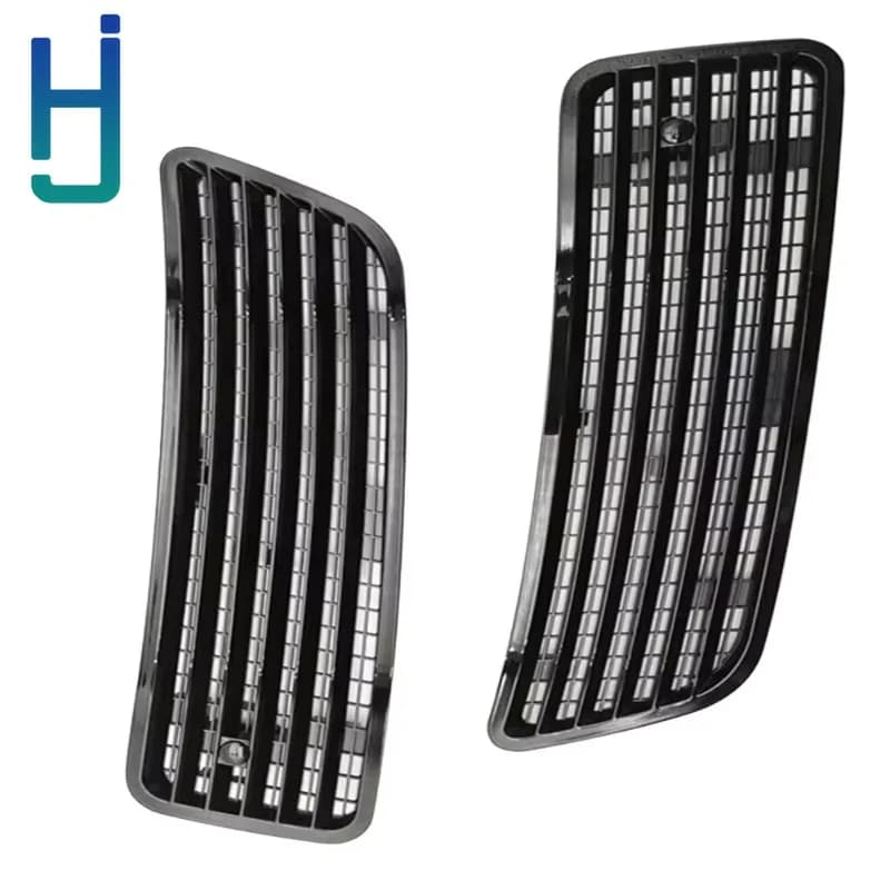 A2218800305 A2218800205 1pair Left Right Ventilation Mesh Grille Cover ABS Paintable for W251 R350 W221 S300 S320 Screws