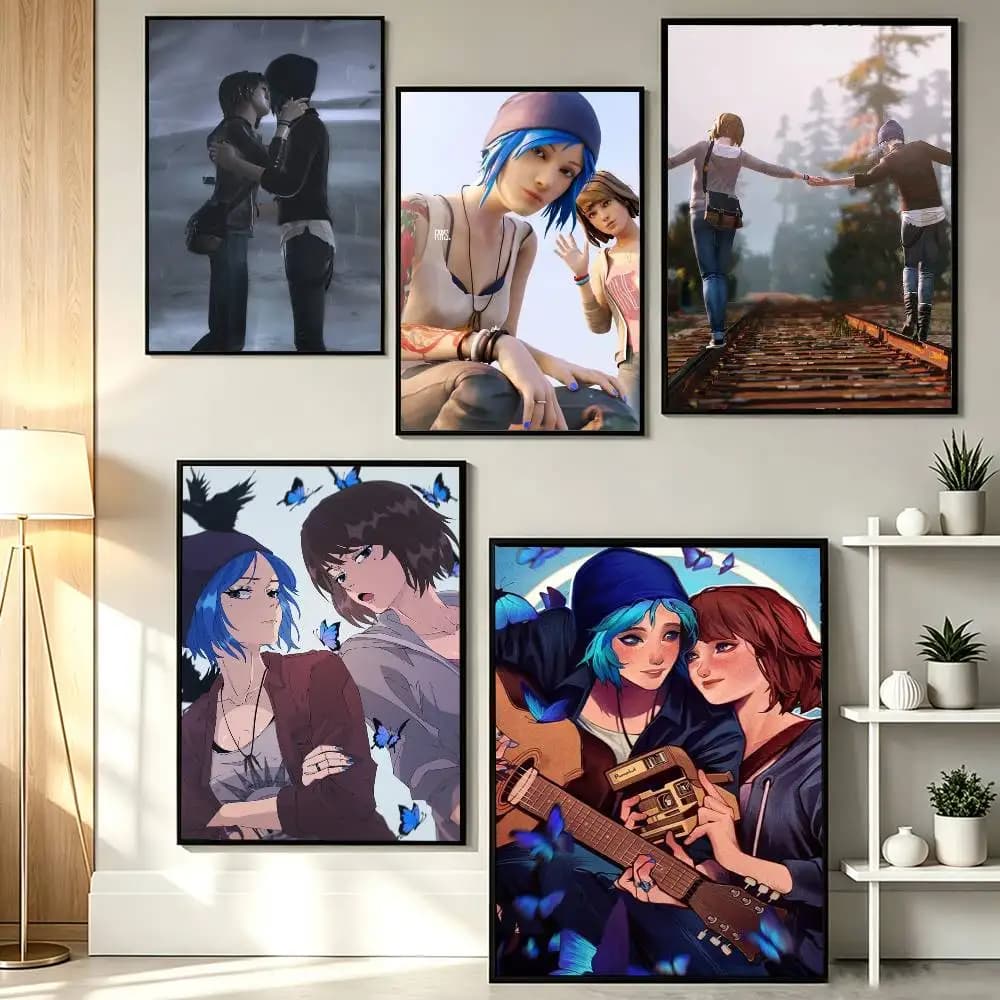 Adventure Game L-Life is Strange Poster HD Self Adhesive Waterproof Wall Art Ideal for Home Office Dorm Gift