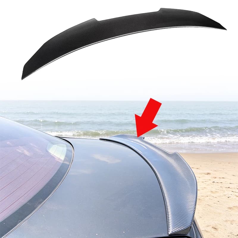 For Honda Accord 8th Gen 2008-2013 Rear Roof Spoiler Tail Wing ABS Car Exterior Body Kit Aerodynamic Tuning Accessories