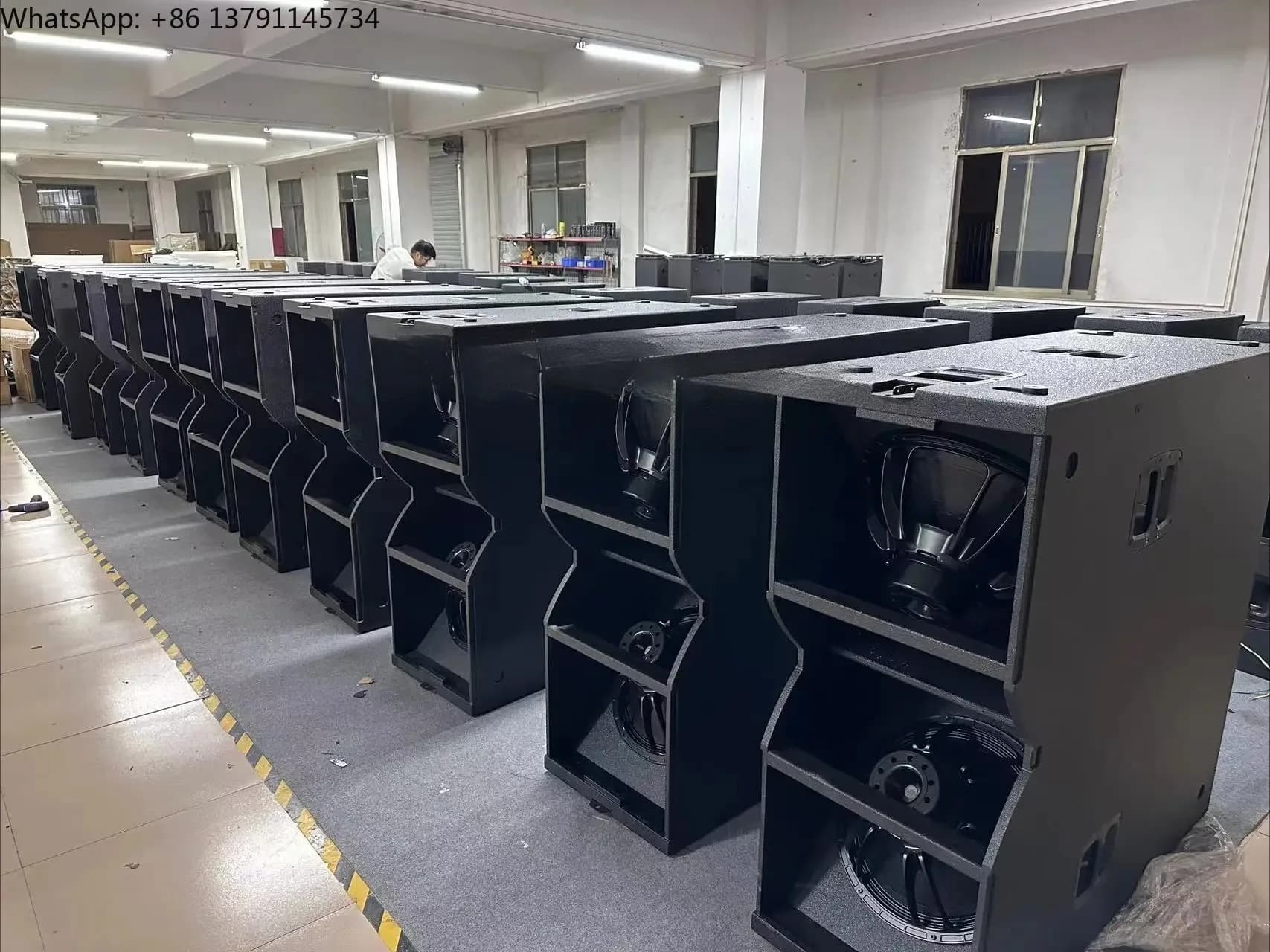 Dual 18 Inch Audio Sound System Passive Active Subwoofer fessional Loudspeakers Subwoofer for Stage Performance