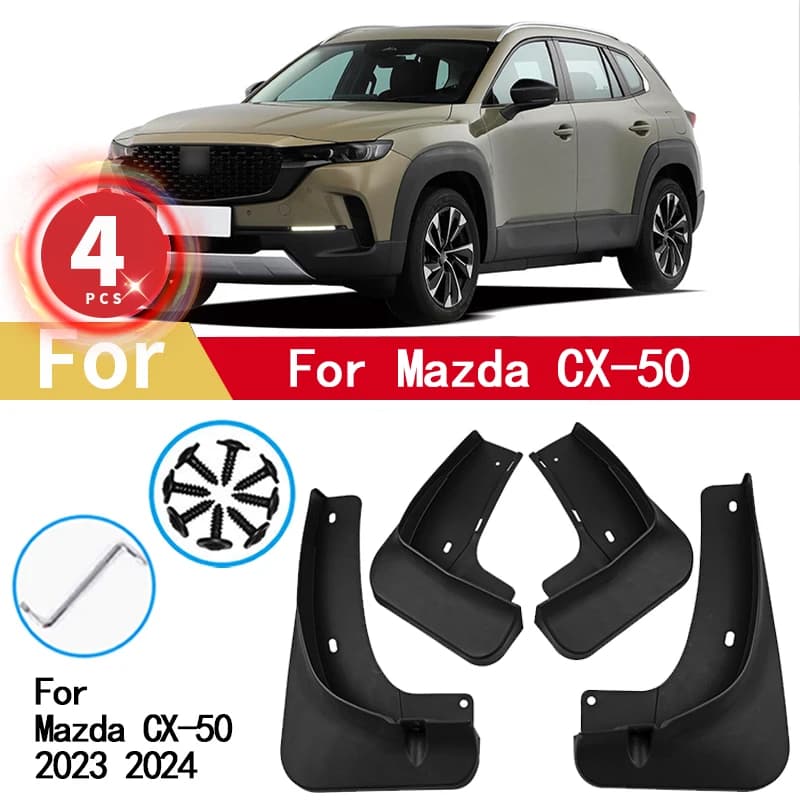 Mudguards For Mazda CX-50 CX50 CX 50 Mud Flaps 2023 2024 Splash Guards MudFlaps Front Rear Wheels Fender Car Accessories