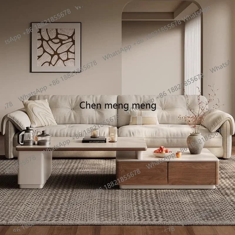 N138  Unique Adjustable Coffee Table Designer Clear Modern Italian Side Table Waterpoor Standing Mesa Auxiliar Postmodern Furnit
