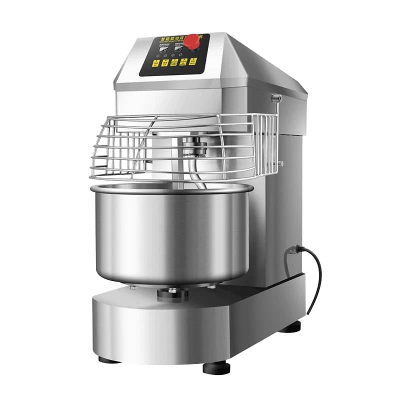 20/30L Double Action Double Speed Dough Mixer Intelligent Timed Commercial Kneading Machine Stainless Steel Automatic DoughMixer