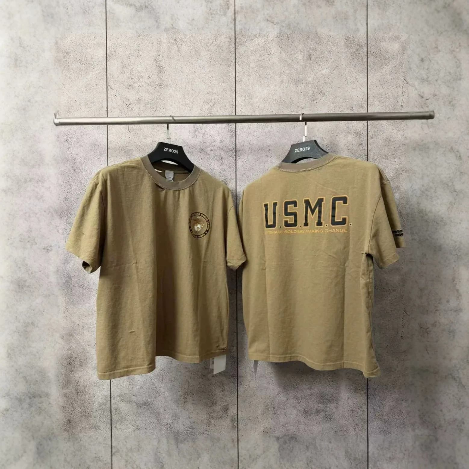 PROJECT G/R Basic Badge Embroidered Tag Graphic Short-Sleeved T-Shirt Tee - Wide Fit Version Grailz Protocol Index