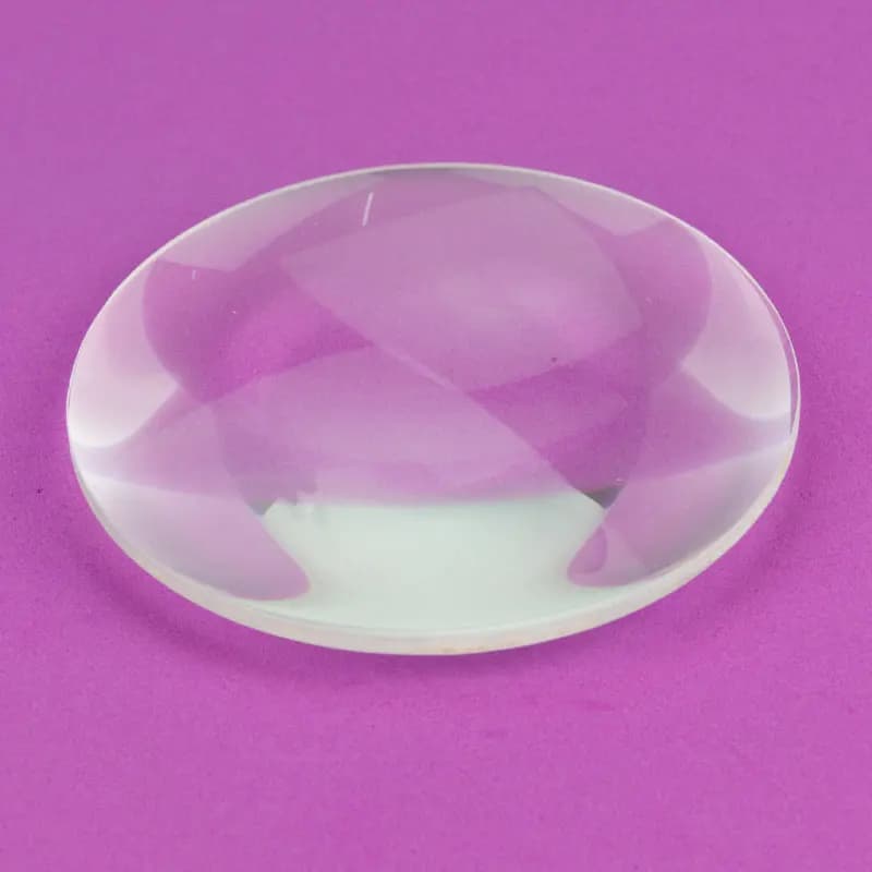 1pc 127mm Double Convex Lens Magnifying Glass Large Lens Desk Lamp Replacement Part