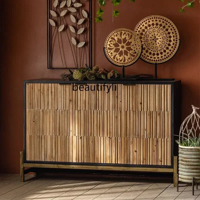 cc182R11 Entrance Entrance Cabinet Living Room Retro B & B Sideboard Cabinet Italian Minimalist Bedroom Storage Locker furnitur
