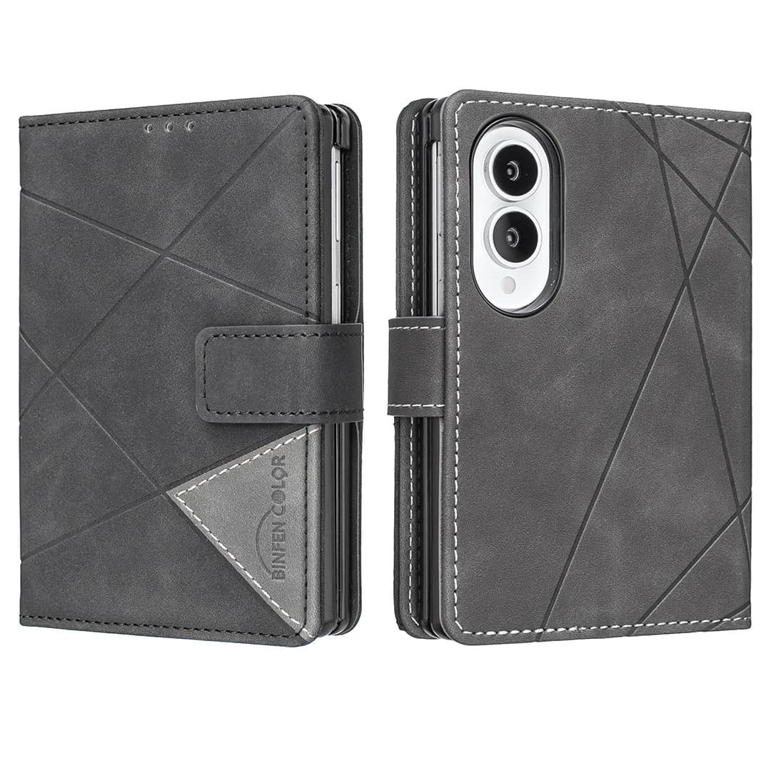 For Samsung Galaxy Z Fold 8 Wide ZFold8 5G Case Skin-Friendly Luxury Matte Leather Flip Wallet Card Slot Shockproof Back Cover