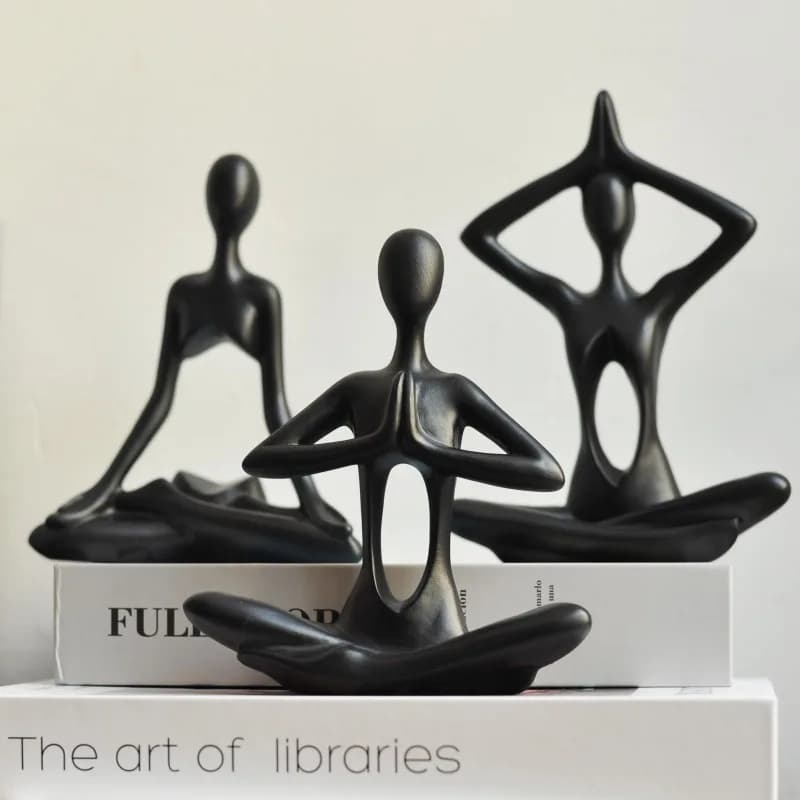 A Set of Resin Sculptures and Handicrafts for Abstract Character Sculpture, Room Aesthetic Decoration, and Interior Decoration