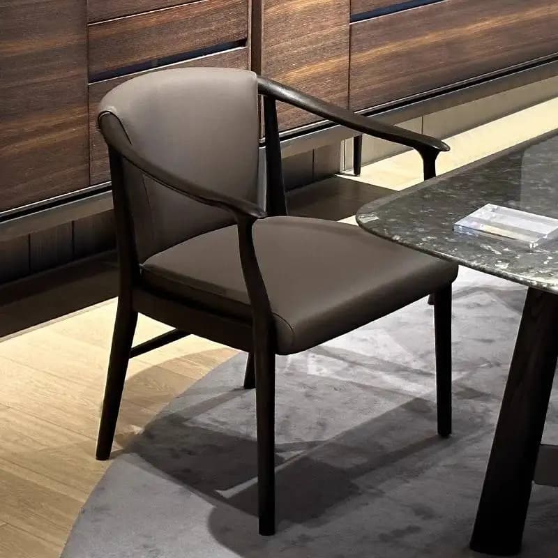 Rustic Restaurant Dining Chairs Faux Leather Black Nordic Kitchen Dining Chairs Luxury White Sillas De Comedor Home Furniture