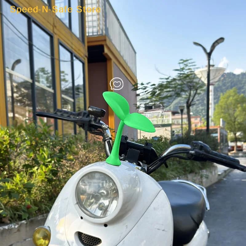 3D Vehicle Exterior Decoration Bean Sprout and Flower Bud Roof Ornament for Creative Personalization Use
