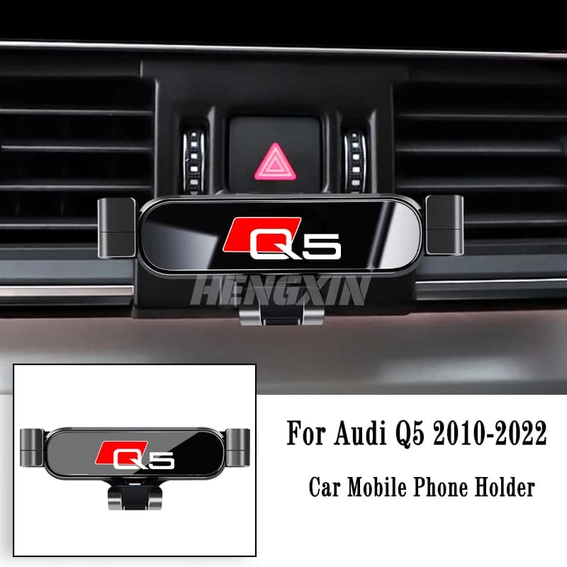 Car Mobile Phone Holder For Audi Q5 2010-2022 Air Vent Mounts Stand GPS Gravity Navigation Bracket Car Accessories