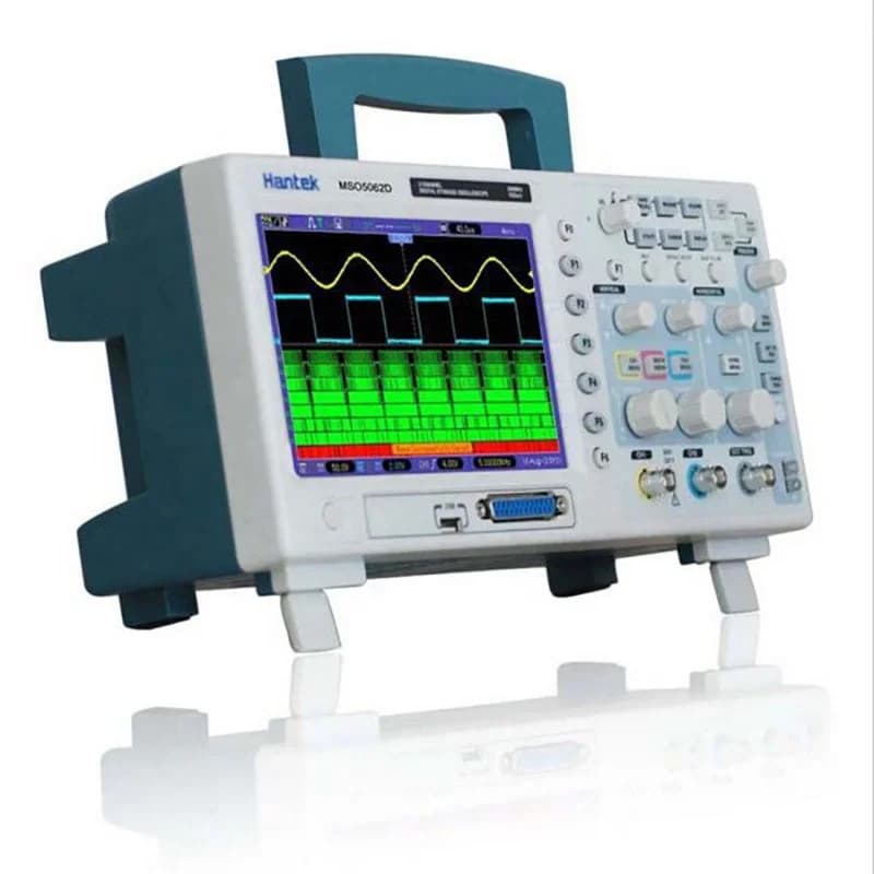 Hantek MSO5062D 2 Channels External Portable LCD Deep Memory 60MHz Bandwidths Digital Storage16 Channels   Analyzer