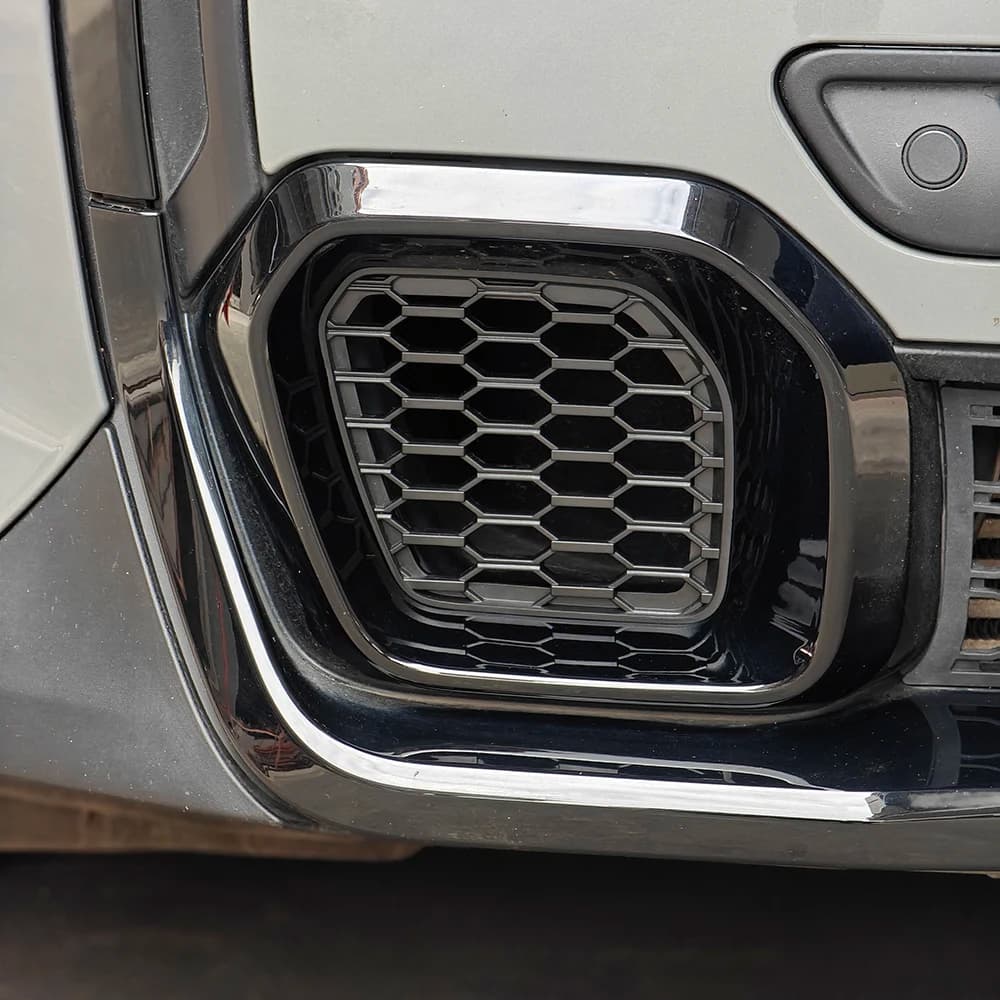 Click On Type ABS Plastic High Quality LCI 2 Cooper S Duct Fin Cover Stone Net For Mini Cooper F55 F56 F57 Only