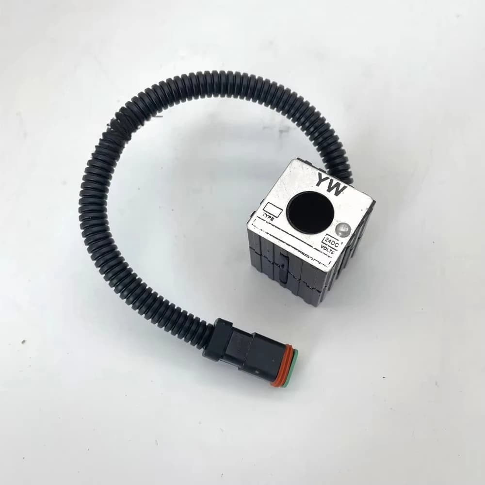 For Sanys 24v Solenoid Valve Coil Excavator Parts 60033545