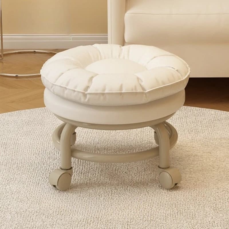 Universal wheel small stool comfortable sedentary home pulley low stool living room children's nordic shoe bench furniture