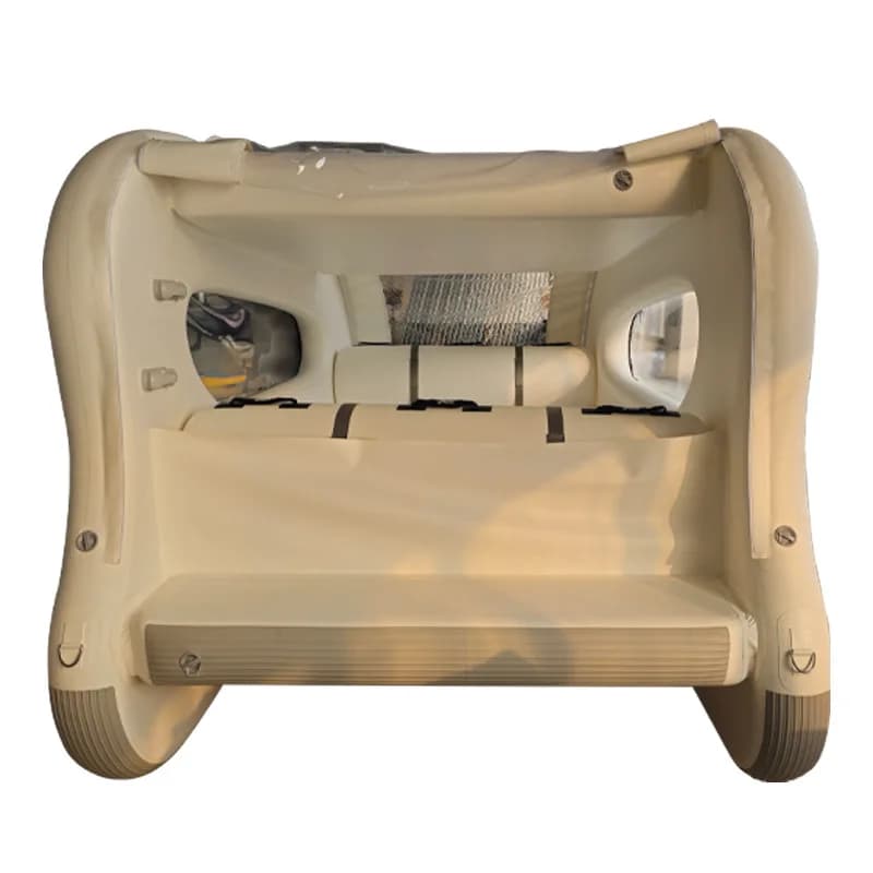 New PVC inflatable room boat 6 people island wind boat party scenic leisure water house camping
