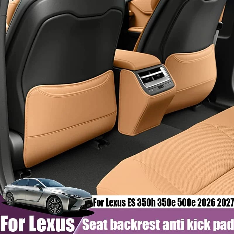 For Lexus ES 350h 350e 500e 2026 2027 seat backrest panel anti kick pad automotive interior decoration products protective parts