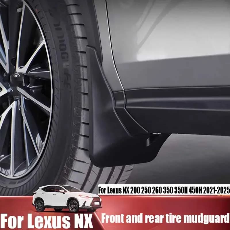 Special front and rear tire mudguard car exterior modification accessories For Lexus NX 200 250 260 350 350H 450H 2021-2025