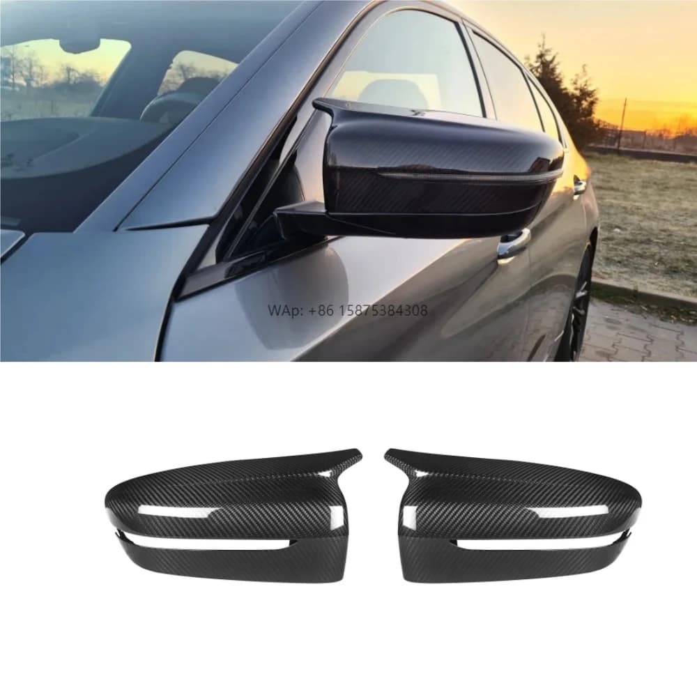 For  G30 Mirror Cover M Style Dry Carbon Fiber for 3 4 5 7 8 Series LHD 2016+ G38 G20 G28 G11 G12 G14 G15 G16 G22 G23 G42
